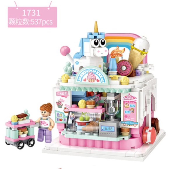 LOZ MINI Blocks - Kids Building Toys DIY Bricks - Dessert Shop - Picture 2 of 4